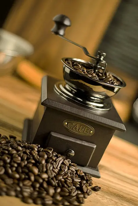 Fox Run Brown-Tone Manual Adjustable Coffee Grinder 1