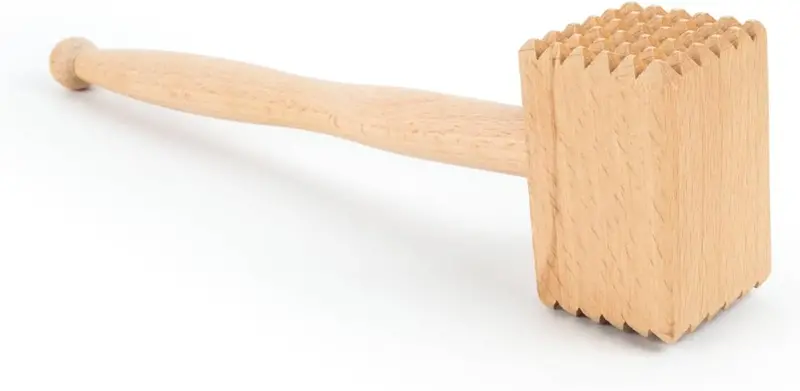 Fox Run Heavy-Duty Wooden Meat Tenderizer Mallet 1