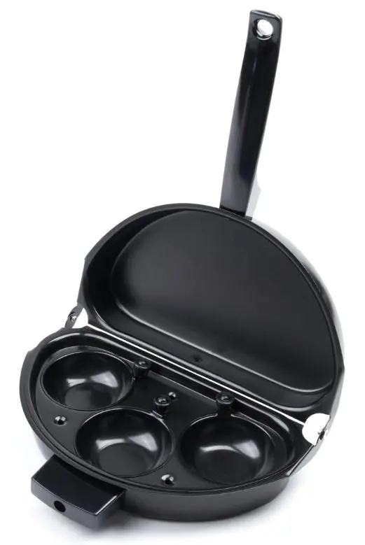 Fox Run Nonstick Omelet Pan With Built-In Egg Poacher 1