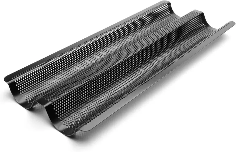 Fox Run Perforated French Bread And Baguette Baking Pan 1