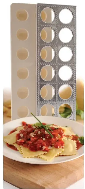 Fox Run Ravioli Maker – Manual Press With 3-Inch Cutters 1