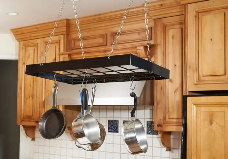 Fox Run Rectangular Wall-Mount Pot Rack – Heavy-Duty Cookware Holder 1