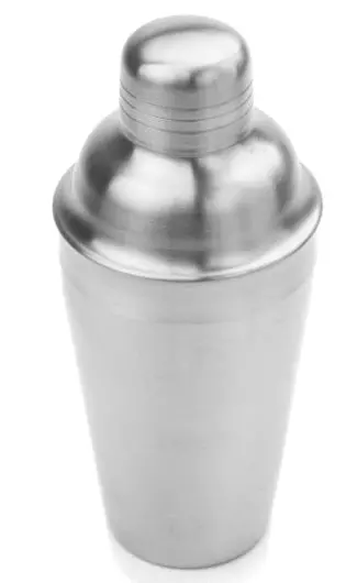 Fox Run Stainless Steel Cocktail Shaker With Strainer Lid 1