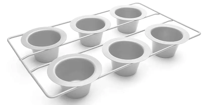 Fox Run Stainless Steel Popover Pan – Professional Baking Tray 1