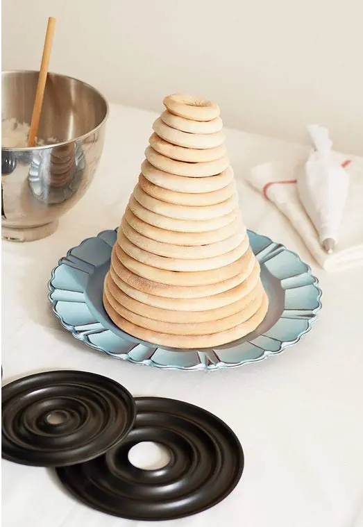 Fox Run Traditional Kransekake Ring Molds 1