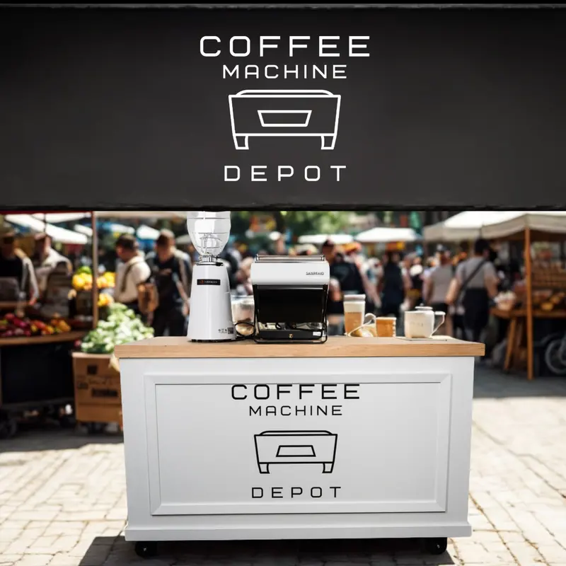 Fully Collapsible Custom Coffee Cart For Mobile Service 1