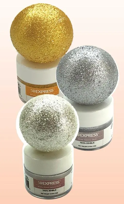 Galaxy Dust Collection – Metallic Edible Luster Bundle For Cosmic Cakes 1