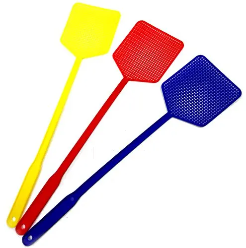 Glob Fly Swatter Pack – 3 Large Multi-Color Pest Control Tools 1