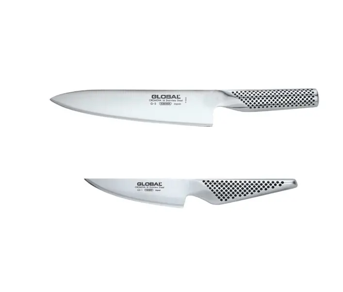 Global 2-Piece Essential Knife Set With G2 And Gs1 Blades 1