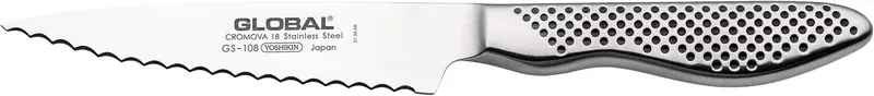 Global 4.5-Inch Scalloped Utility Knife – Wavy-Edge Slicing Tool 1