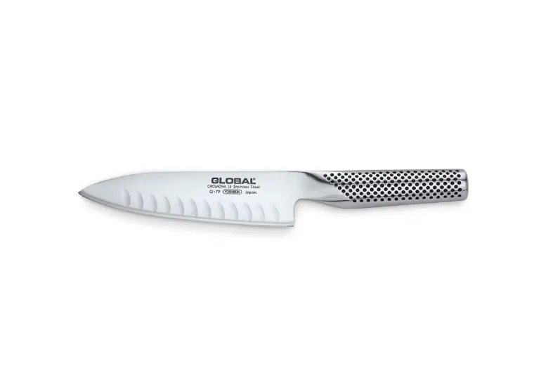 Global Fluted Cook’S Knife – 6.5-Inch Versatile Kitchen Cutting Blade 1