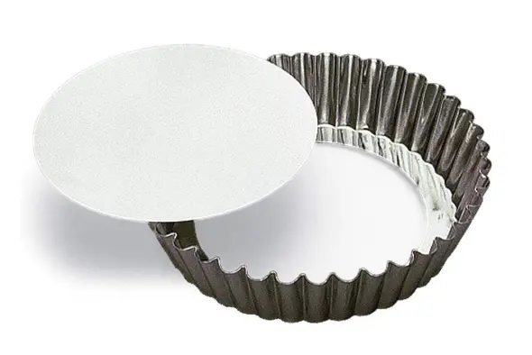 Gobel Medium Narrow-Rib Quiche Tin – 6" Diameter × 1.6" Height (15 × 4 Cm) 1