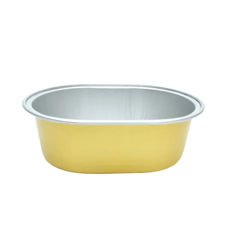 Gold Egg-Shaped Foil Containers With Lids – Festive 10-Pack For Easter Or Luxury Gift Sets (Cl077-A) 1