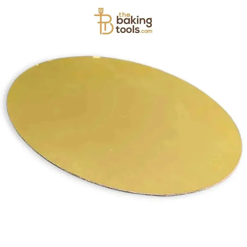 Gold-Printed Mdf Cake Base For 500G Cakes – Compatible With 8×8 Inch Boxes 1