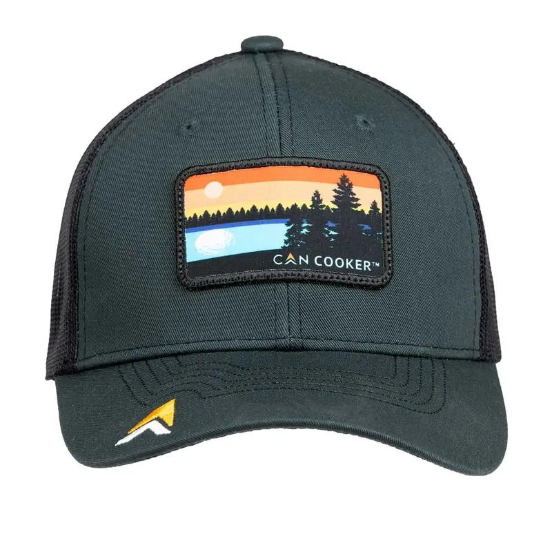 Green Sunset Adventure Hat – Breathable & Stylish 1
