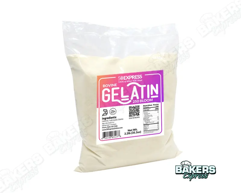 Grenetina Beef Gelatin Powder – 250 Bloom, 50Express® Formula 1