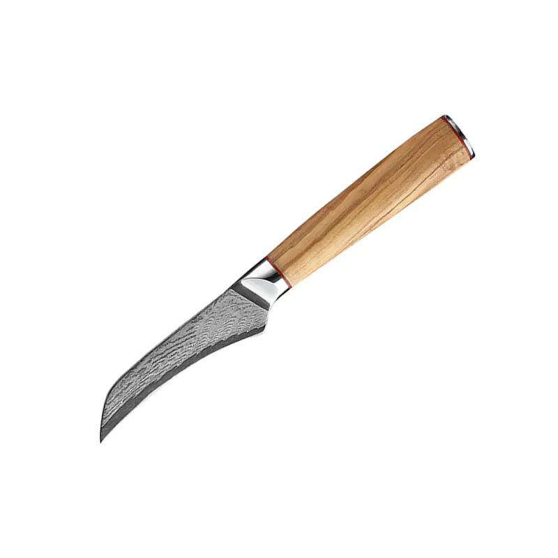 Hand-Forged Damascus Chef’S Turning Knife 1