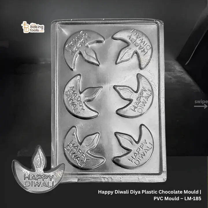 ‘Happy Diwali’ Diya Chocolate Mold – Traditional Lantern Design In Pvc (Lm-185) 1