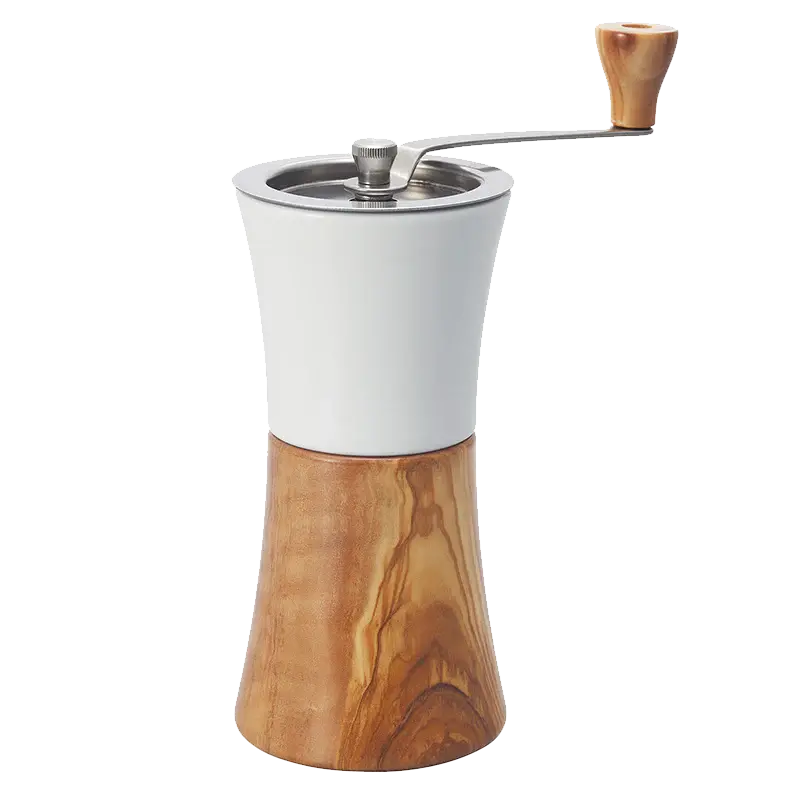 Hario Olive Wood Manual Coffee Mill For V60 And Pour-Over 1