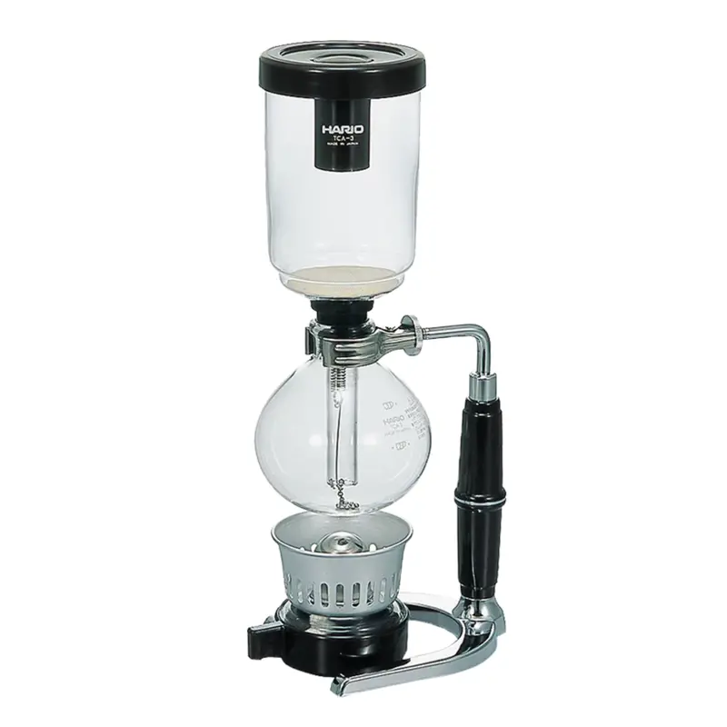 Hario Technica Siphon Coffee Maker – 2-Cup Glass Brew System 1