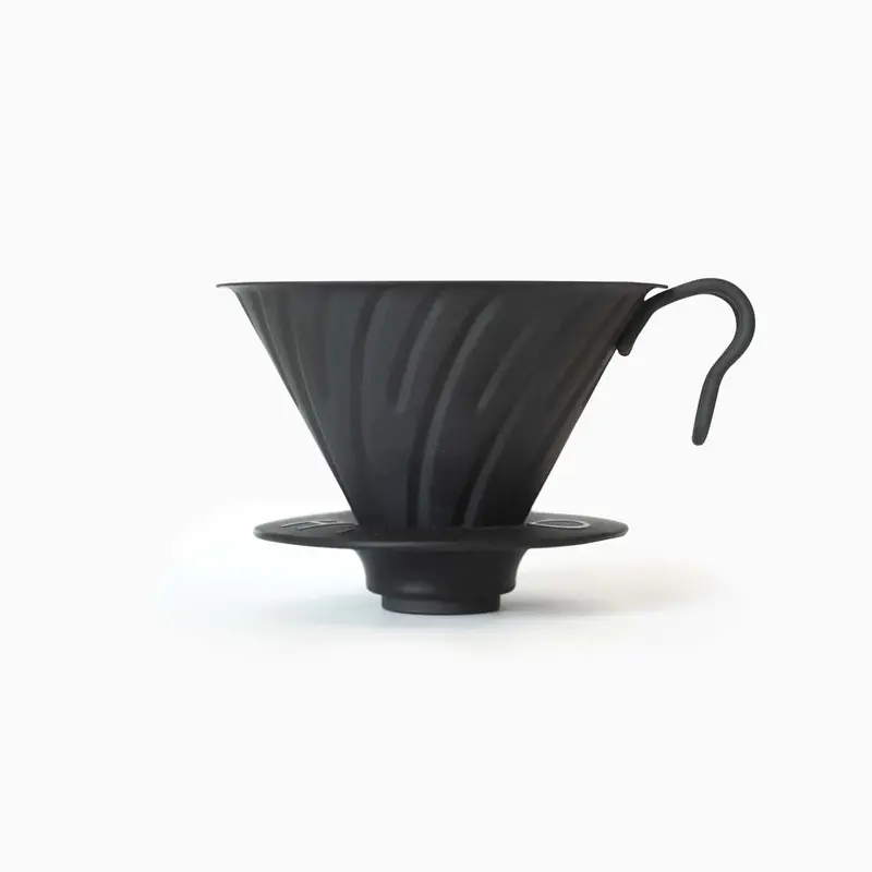 Hario V60 Metal Dripper Size 02 – Matte Black Stainless Steel 1