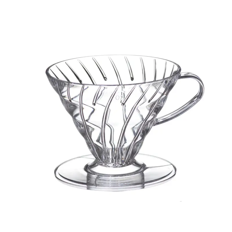 Hario V60 Plastic Dripper – Size 02, Clear 1