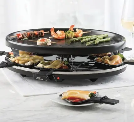 Harmony Stamped Steel Raclette Grill For 6 By Trudeau 1