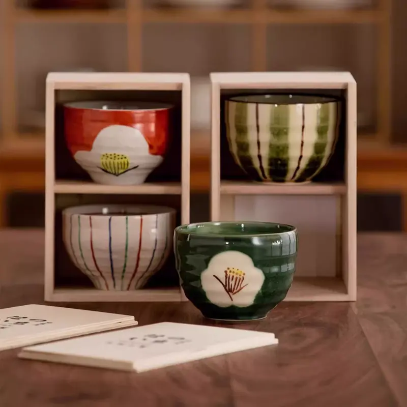 Hatsuichi Mino Ware Harmony Couple Bowls – Two-Piece Handmade Ceramic Set 1