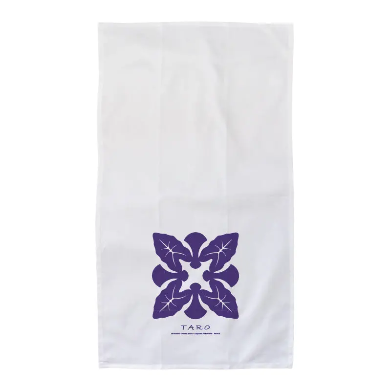 Hawaiian Taro (Kalo) Quilt Design Flour Sack Towel – Made In Hawai‘I 1