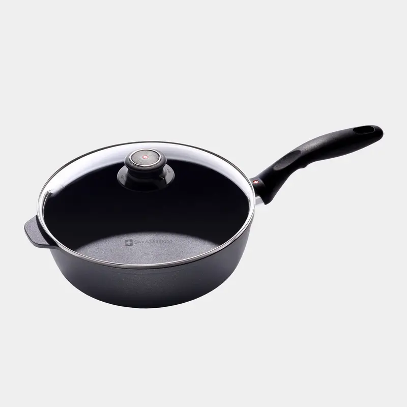 Hd 3.2-Quart Durable Nonstick Saute Pan With Glass Lid 1
