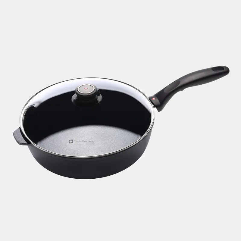 Hd 3.8-Quart Versatile Nonstick Saute Pan With Glass Lid 1