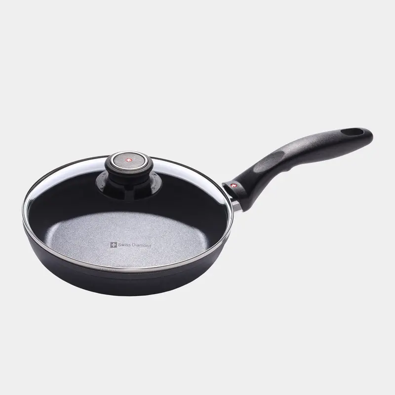 Hd Induction-Compatible Nonstick Fry Pan With Tempered Glass Lid 1