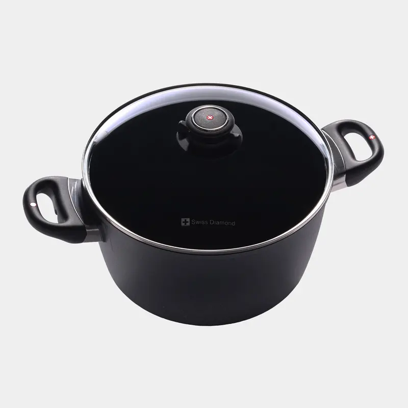 Hd Nonstick 6-Quart Stock Pot With Heat-Tolerant Glass Lid – Induction Safe 1
