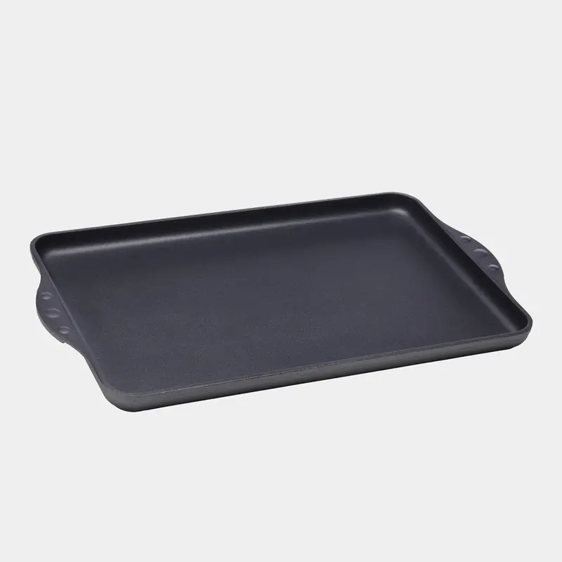 Hd Nonstick Double-Burner Griddle Surface – 17" X 11" 1