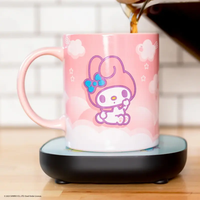 Hello Kitty My Melody Mug And Warmer Combo – 12 Oz. Dual-Function Set 1