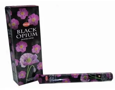 Hem Black Opium Incense Sticks – Set Of Six Premium Aromatic Sticks 1