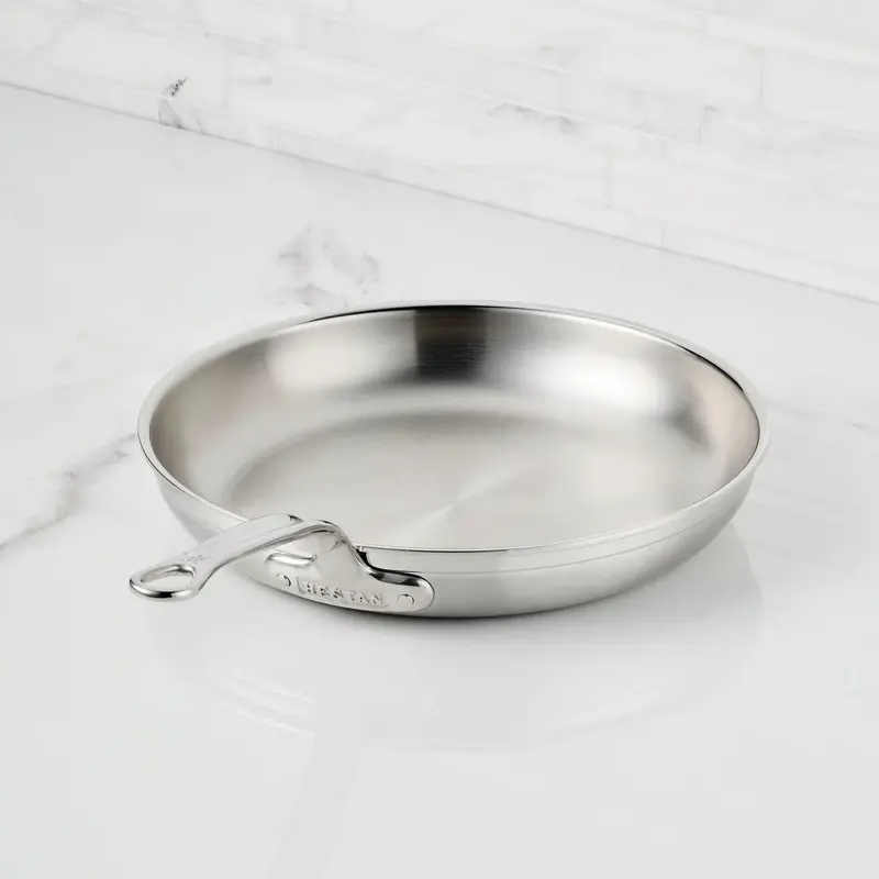 Hestan Probond 12.5-Inch Clad Frying Pan – Tri-Ply Stainless Steel Skillet 1