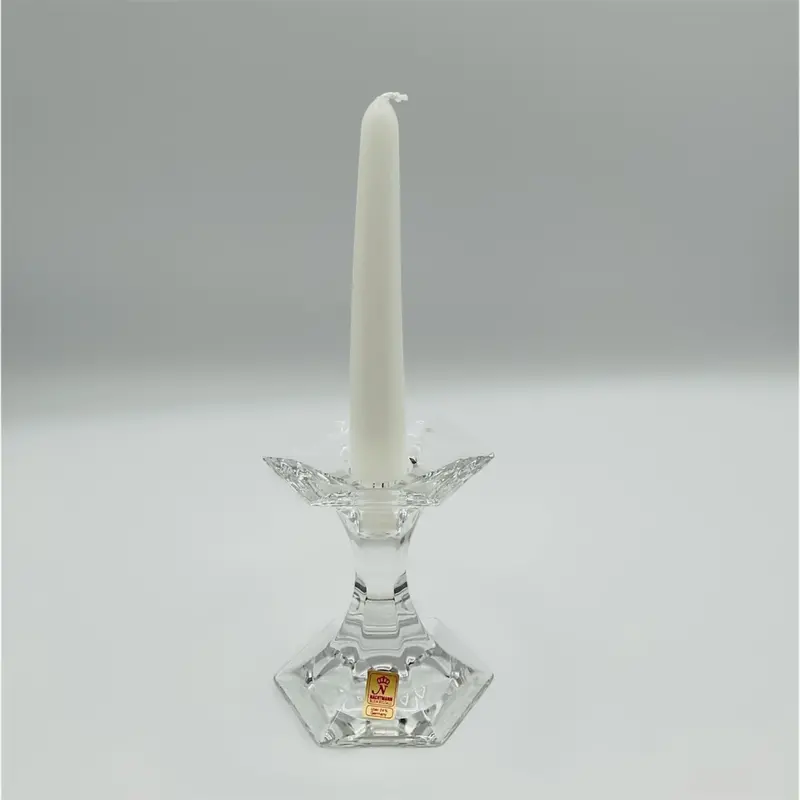 Hexagonal Crystal Candle Holder – Nachtmann Luxury Design 1