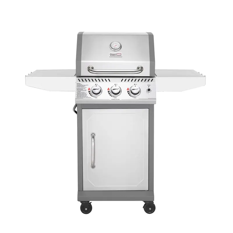 High-Output 3-Burner Gas Grill — 376 Sq. In. Cooking Surface, 25,500 Btu 1