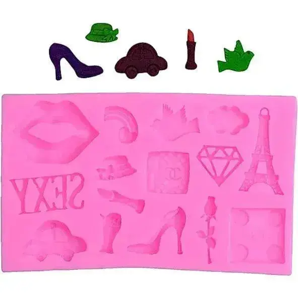 'I Love Paris' Themed Silicone Cake Decorating Mold 1