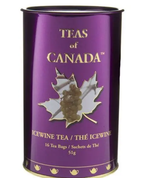 Ice Wine Infused Tea Tin Box – 16 Premium Tea Bags By Metropolitan Tea Co. 1