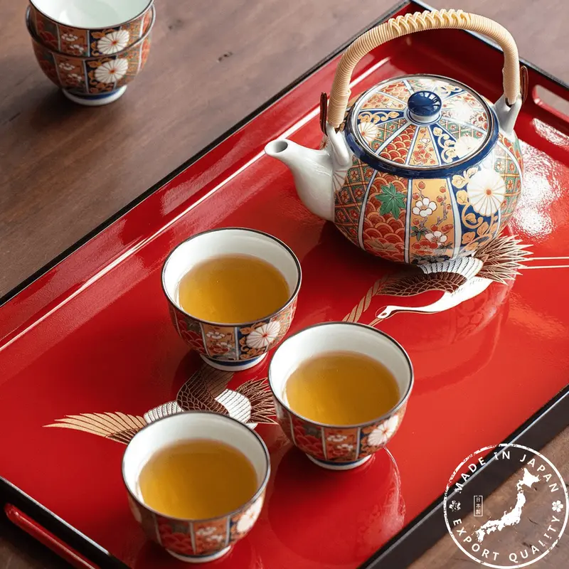 Imari-Style Handcrafted Japanese Tea Cups 1