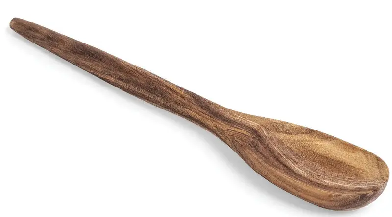 Ironwood Acacia Wooden Cooking Spoon – Ergonomic Handle 1