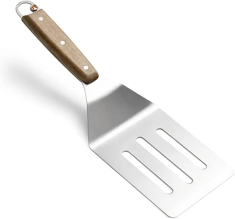 Jackson Series Acacia Slotted Turner For Flipping Delicate Foods 1