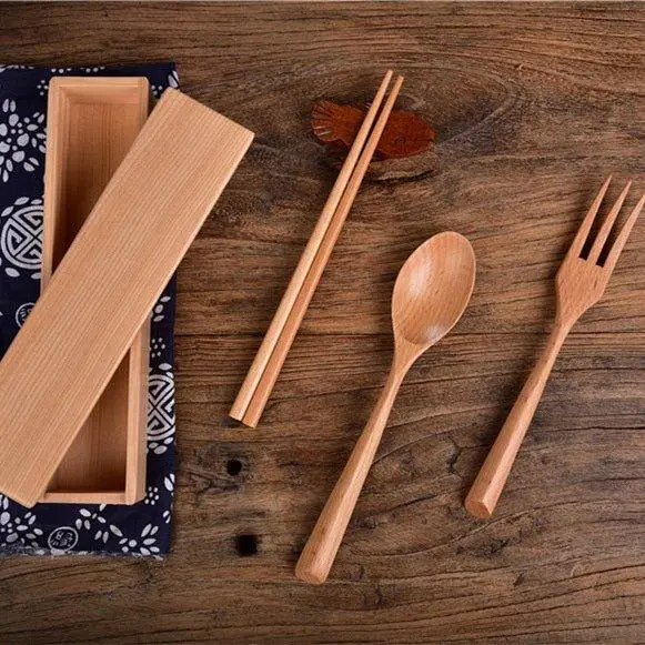 Japanese Minimalist Wooden Utensil Collection – Curated Box Set 1