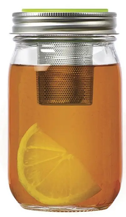 Jarware Mason Jar Tea Infuser Lid 1