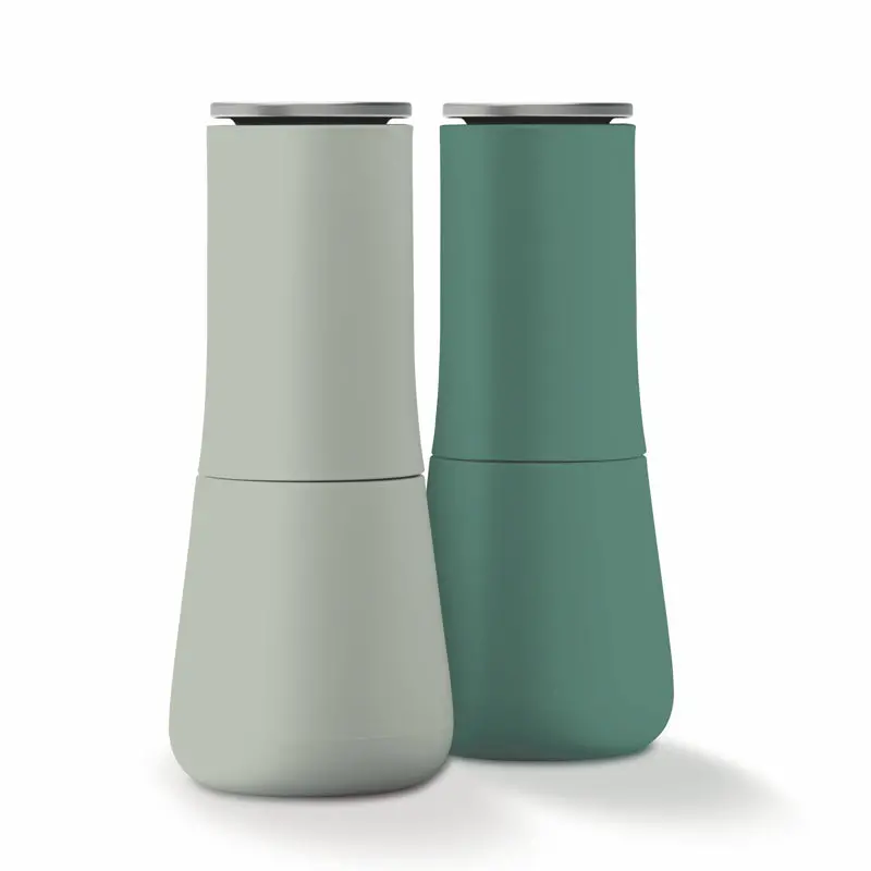 Joseph Joseph Milltop Sage Salt And Pepper Grinder Duo – No-Spill Design 1