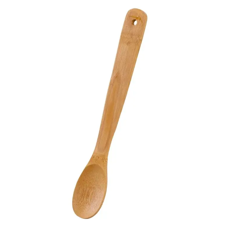 Joyce Chen 12" Burnished Bamboo Mixing Spoon – Versatile Stirring Utensil For Bowls & Pots 1