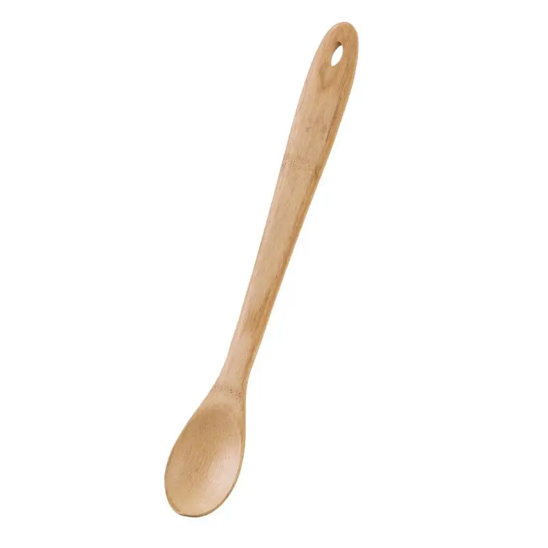 Joyce Chen 15" Burnished Bamboo Mixing Spoon – Balanced Long-Handle Kitchen Stirrer 1