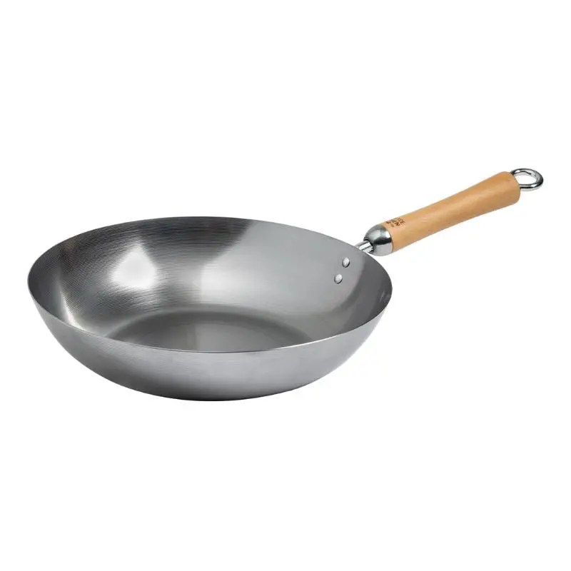 Joyce Chen Classic 12-Inch Uncoated Carbon Steel Stir-Fry Pan 1